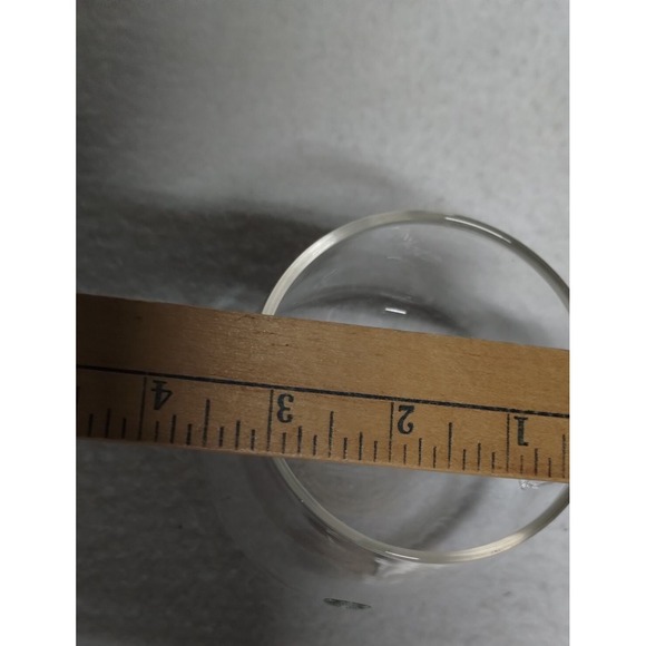 Starbucks Clear Glass Coffee Mug 16 Oz 473 mL Unique Tapered Design Durable - Picture 9 of 10